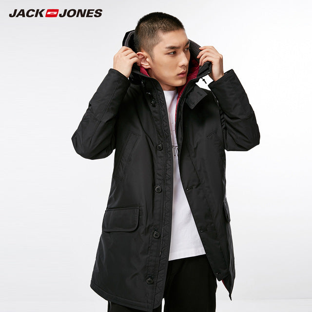 Men's Winter Hooded Parka Coat