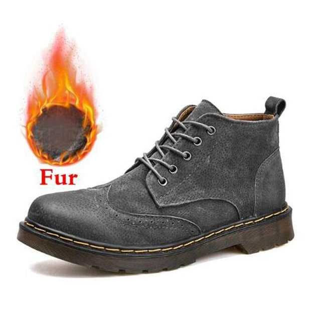 Genuine Leather Men Boots