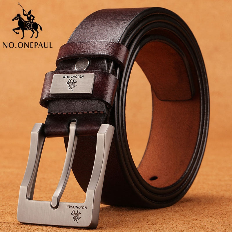 genuine leather luxury belts for men