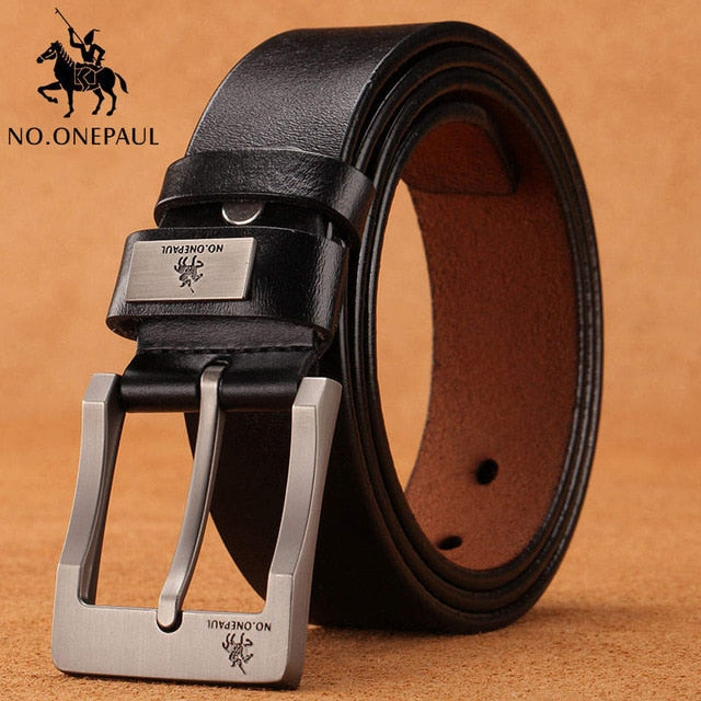 genuine leather luxury belts for men