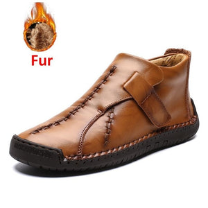 Men Ankle Leather Shoes