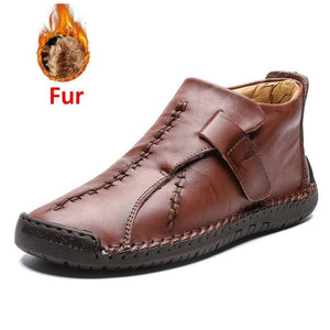 Men Ankle Leather Shoes