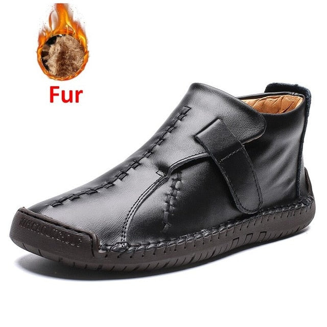 Men Ankle Leather Shoes