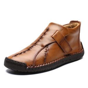 Men Ankle Leather Shoes