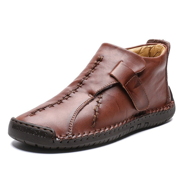 Men Ankle Leather Shoes